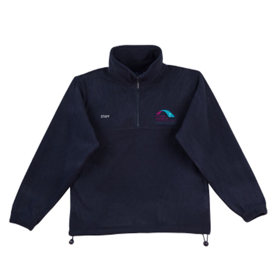 Half Zip Polar Fleece - St Mary Mackillop STAFF