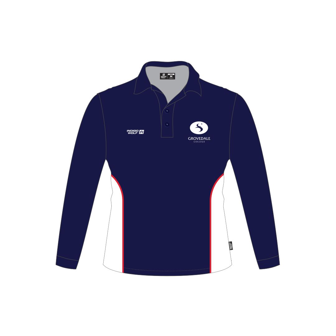 Long Sleeve Polo - Grovedale SC