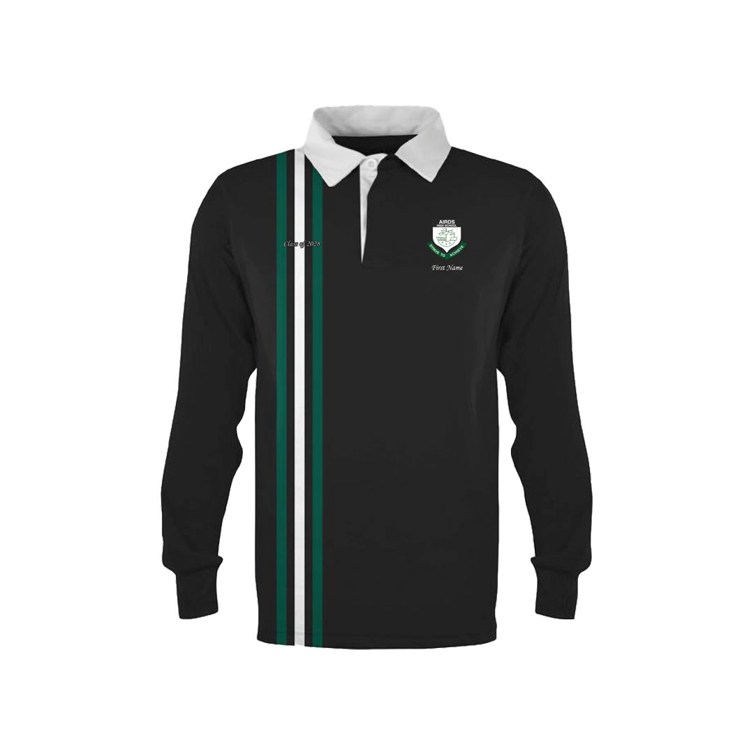 Aird High School 2028 - Yr12 Knitted Rugby Jumper Aird High School 2028 - Yr12 Knitted Rugby Jumper