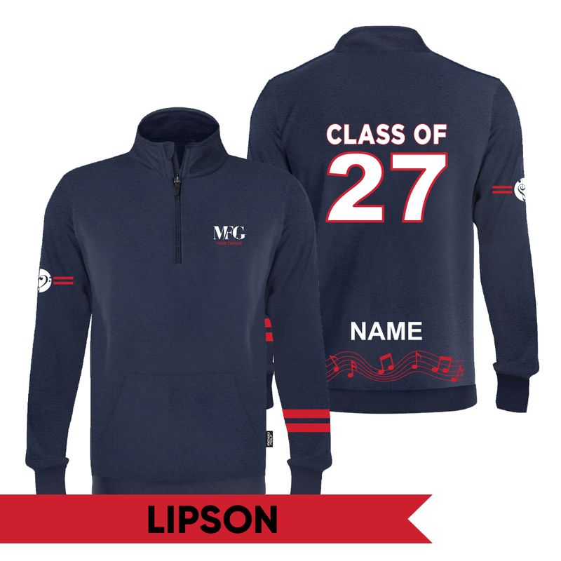Yr 12 Quarter Zip Jumper - MFGSC LIPSON 2027