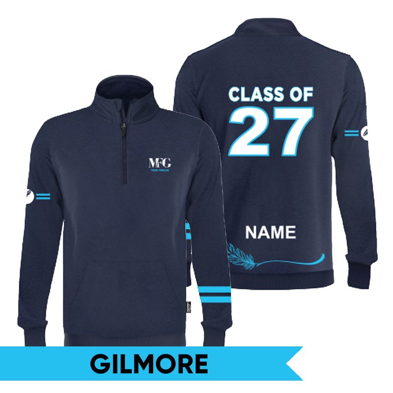 Yr 12 Quarter Zip Jumper - MFGSC GILMORE 2027