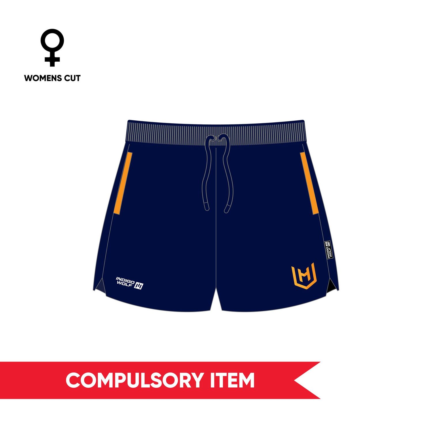 PRE-ORDER 2027 - Wms Cut Sport Shorts - Western Heights College SSP