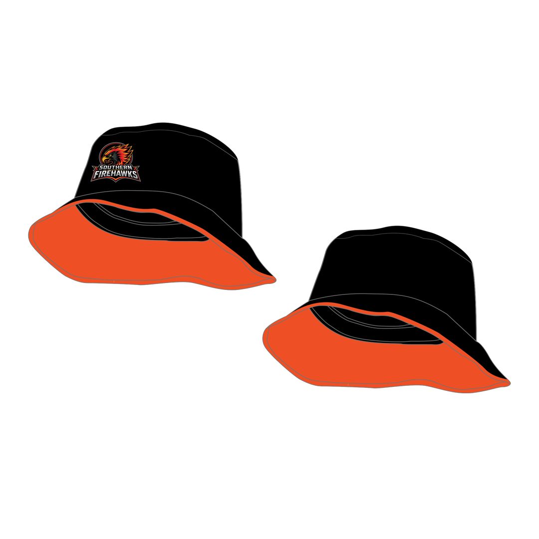 Southern Firehawks Cricket - Custom Bucket Hats Southern Firehawks Cricket - Custom Bucket Hats