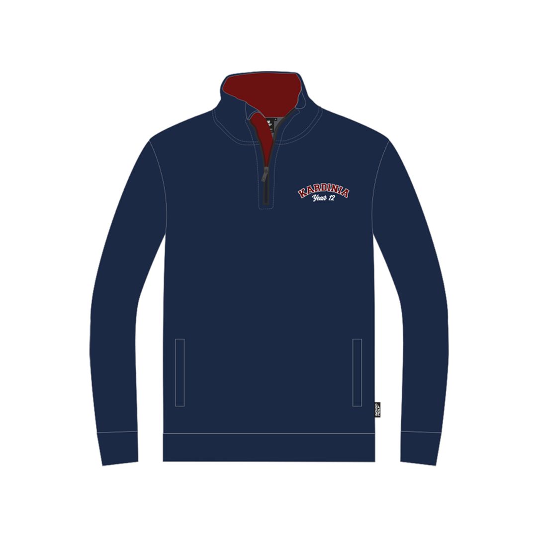 1/4 Zip jumper - Kardinia International College 2027