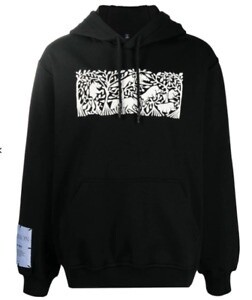 MCQ ALEXANDER MCQUEEN Embroidered French cotton-terry hoodie