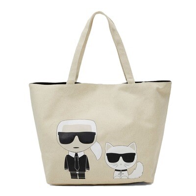 Karl Lagerfeld Tote Brown-Natural Bag