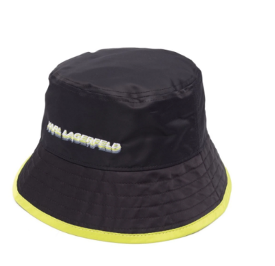 Karl Lagerfeld
K/Futuristic embroidered-logo bucket hat