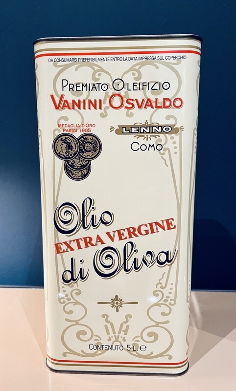 Osvaldo VANINI Olivenöl Kanister 5 Liter  Ein Olivenöl der Extraklasse! Kaltgepresst, extra-vergine, säurearm. Seit mehr als sechs Generationen produziert die Familie VANINI dieses köstliche Olivenöl!