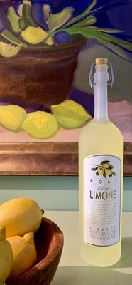 POLI Elisir Limonen Likör - 0,7 Liter, 27 % Vol. - aus heimischen Zitronen der Riviera dei Limoni klassisch bereitet, aromatisch, intensiv - am liebsten gut gekühlt genießen!