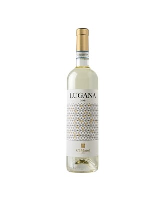 Frische Noten von Melone und Aprikose, ein Hauch von Mandeln - dieser Lugana ist der perfekte Wein für den Apéritif, zu Sommersalaten und Fischspezialitäten - 0,75 l / 13% Vol.