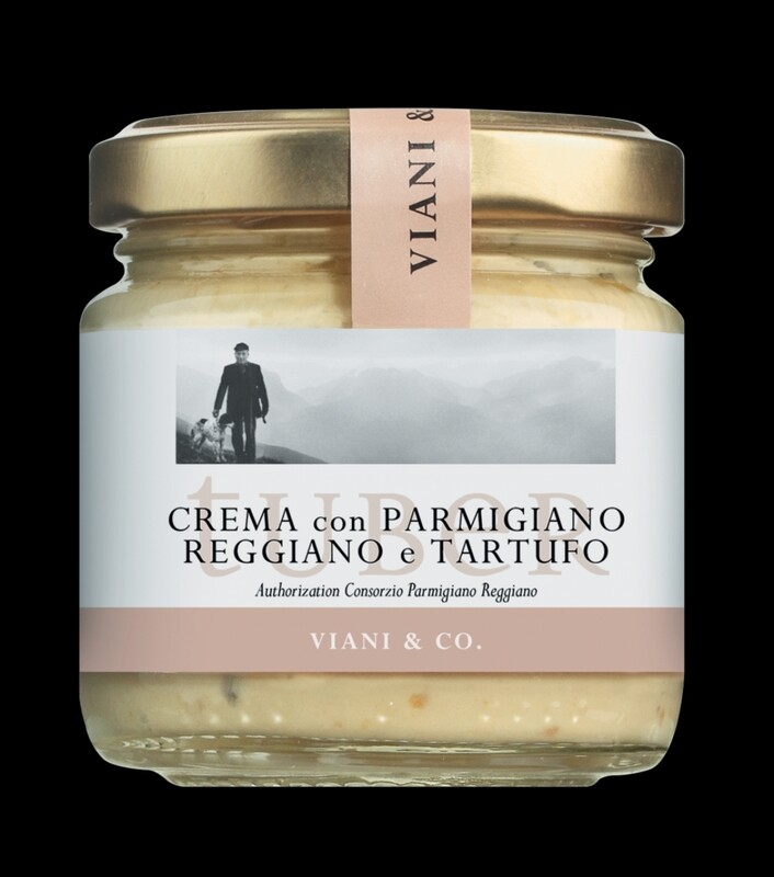 Creme aus Parmigiano und Sommertrüffeln - im Nu zaubern Sie zusammen mit unseren Linguine mit Sommertrüffeln ein delikates Pastagericht - Ihre Gäste werden begeistert sein! - 90 g Glas Creme aus Parmigiano und Sommertrüffeln - im Nu zaubern Sie zusammen mit unseren Linguine mit Sommertrüffeln ein delikates Pastagericht - Ihre Gäste werden begeistert sein! - 90 g Glas