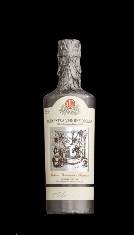 Calvi „ Mosto Argento“ 0,75 Liter, Natives Olivenöl aus Ligurien, extra vergine, kaltgepresst - feinfruchtig und mild - köstlich zu Fischgerichten! Calvi „ Mosto Argento“ 0,75 Liter, Natives Olivenöl aus Ligurien, extra vergine, kaltgepresst - feinfruchtig und mild - köstlich zu Fischgerichten!