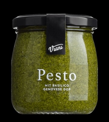 Pesto Genovese -mit ligurischem Basilikum & Knoblauch - besonders lecker Gnocchi und Pasta! 180g Glas
