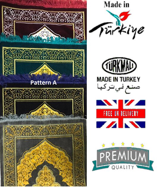 Handmade Islamic Prayer Mat Beautiful Design Prayer Rug for Home Use