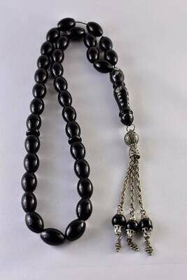 2 Tasbeeh with 33 Beads metallic plastic beads High Quality