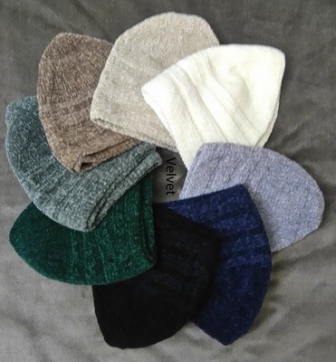 2 x Men Skull Cap Muslim Islamic Prayer thick Velvet Hat Topi Kufi Head Wear  comes in many Colours price for 2 pcs