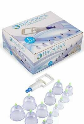 6, 12 Cups + Suction Pump SET good for body Cupping Hijama set Grip