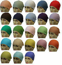 3 x Tie Back Bonnet  stretchy comfy turlu material reusable re washable many colours used as: Hair band, Hat.