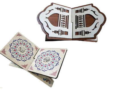 Elegant Quality Wood Quran Bookstand Rehal Decoration Different Styles
