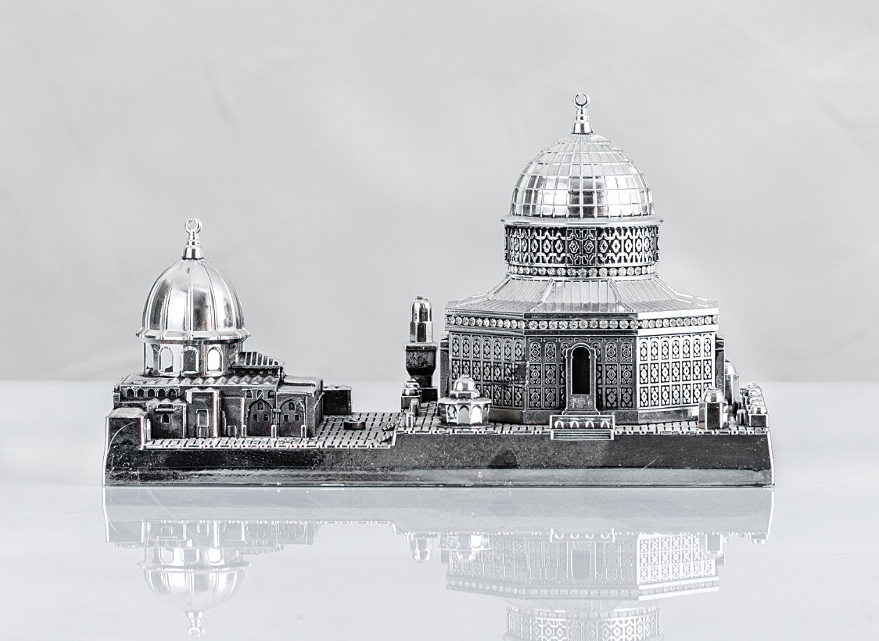Al Aqsa palastine &amp; the Dome, Colour: Silver