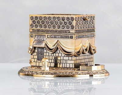 Kaba Maqam ibrahim Home Decor Model Silver Gold 99 names Islamic Ornament Gift