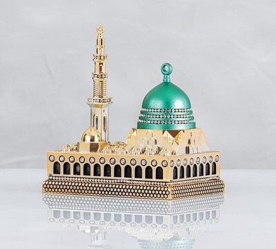 Masjid alnabawi Green Dome prophet mohamad grave home Decor Islamic Ornament RRP£40