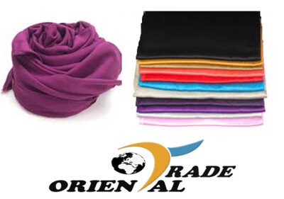 Large Plain Shawl Head Scarf Wrap New style Islamic Hijab High Quality 200 cm X 110 cm