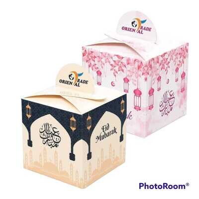 12 Piece Eid Goody Boxes for Sweets Party Gift Islamic Bag Turkey