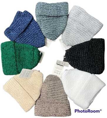 Folded Velvet Men Skull Cap Islamic Prayer Hat Topi Kufi Head Wear