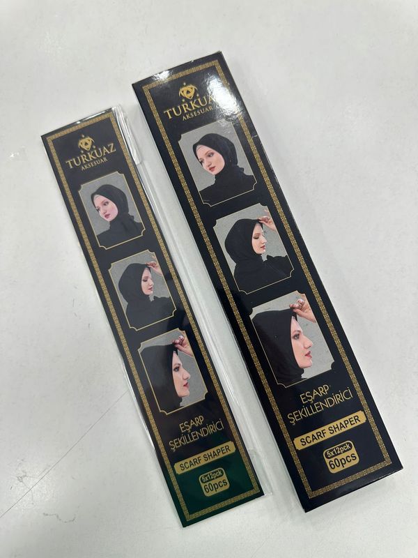 5 Pcs High-Quality Scarf Shaper for Hijab, Shawl, Wrap. Easy to Use. Turkish