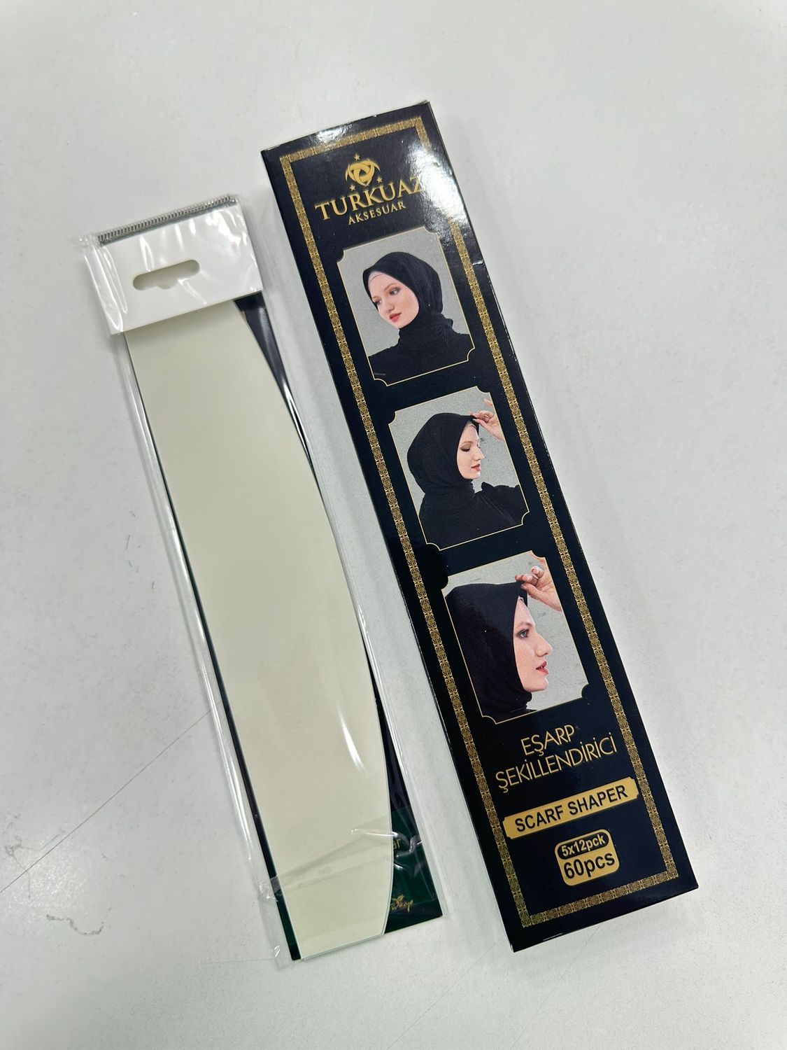 5 Pcs High-Quality Scarf Shaper for Hijab, Shawl, Wrap. Easy to Use. Turkish, Arcs number: 5 pcs. scarf shaper