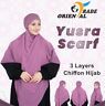 Pull on Instant 1Pc 3 layer Chiffon khimar scarf hijab, Turkish