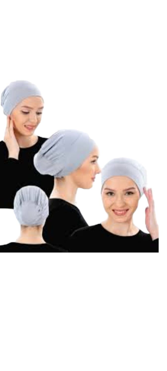 2 x Cap Bonnet stretchy comfy reusable re-washable Turkey