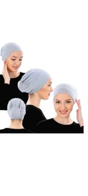 2 x Cap Bonnet stretchy comfy reusable re-washable Turkey