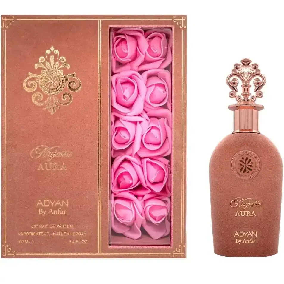 Majestic Aura Perfume by Adyan Anfar Luxury Gift Box with Roses - Eau de Parfum