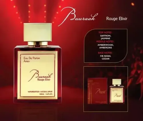 Buuraak Rouge Elixir Perfume by Asten  – Unisex- 100 ml