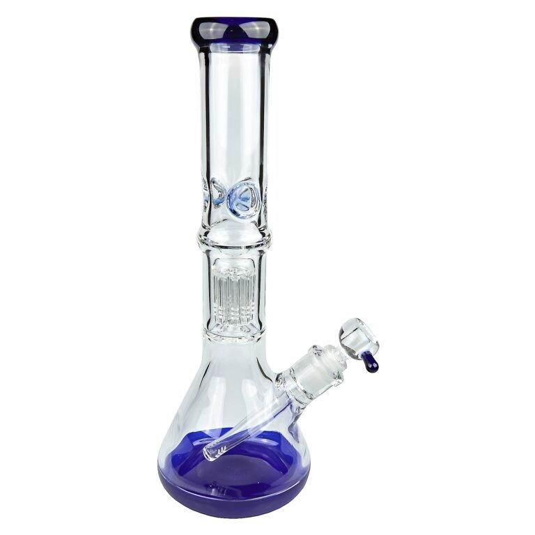 ICE BONG BLU 37CM PERCOLATORE