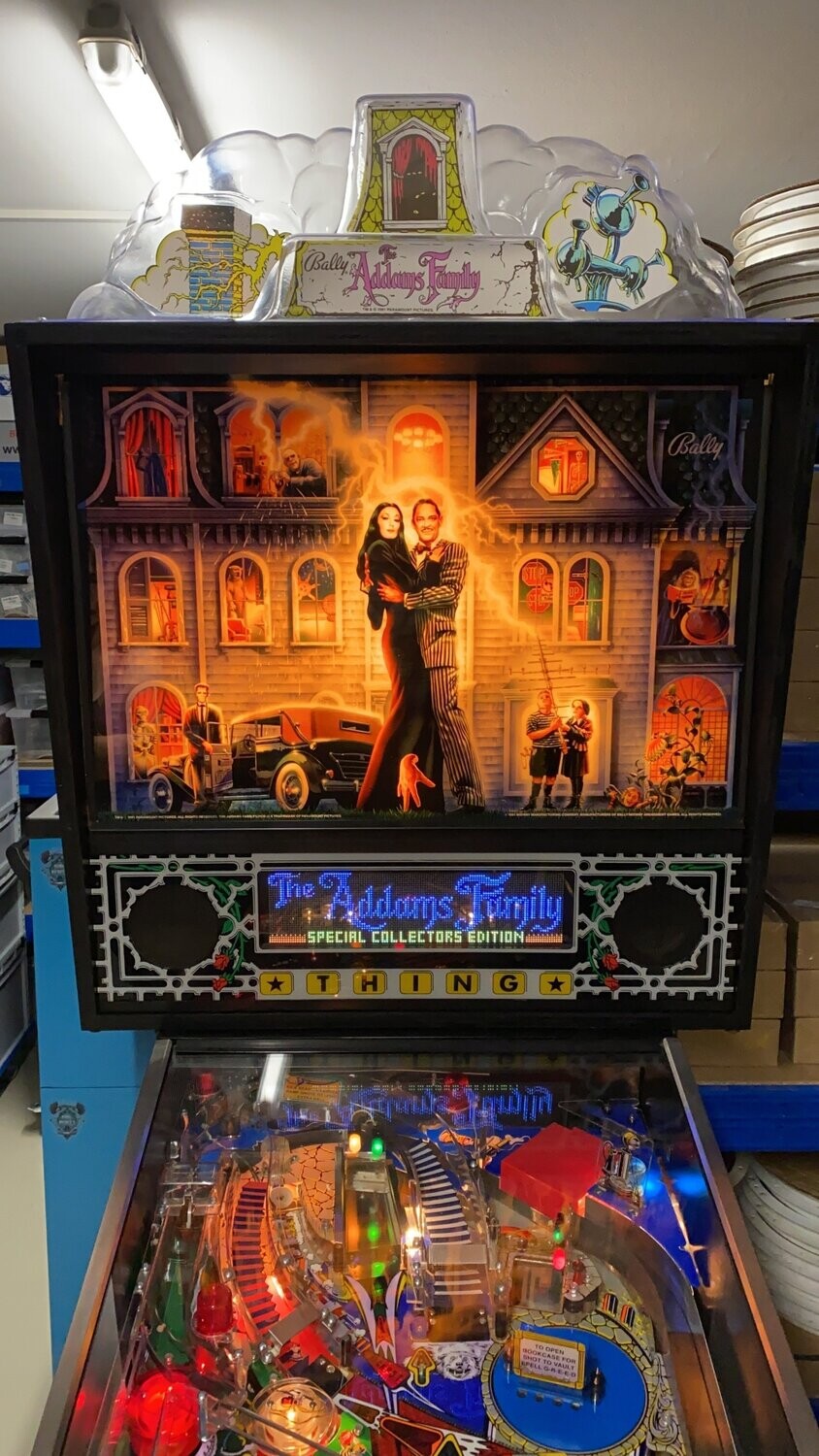 Stern Flipper / Pinball The Addams Family (wie neu) mit vielen Moddings