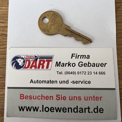 Löwen Dart Schlüssel - Preis inkl. Versand