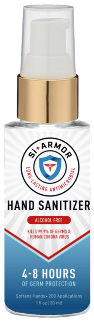 SiArmor Antimicrobial Hand Gel - 3 pack 1 ounce bottles