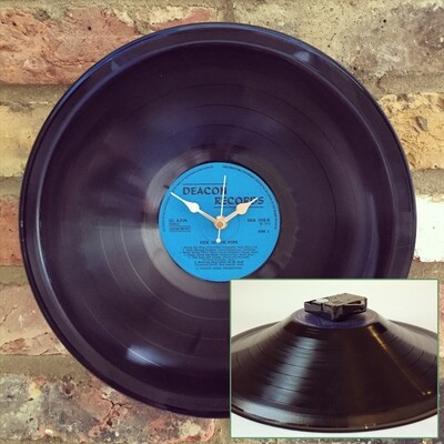 Stretched Vinyl LP Wall Clocks