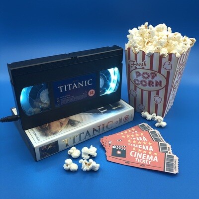 Retro VHS Cassette Table Light - 'Titanic'