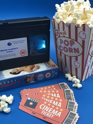 Retro VHS Cassette Table Light - 'Bruce Almighty'