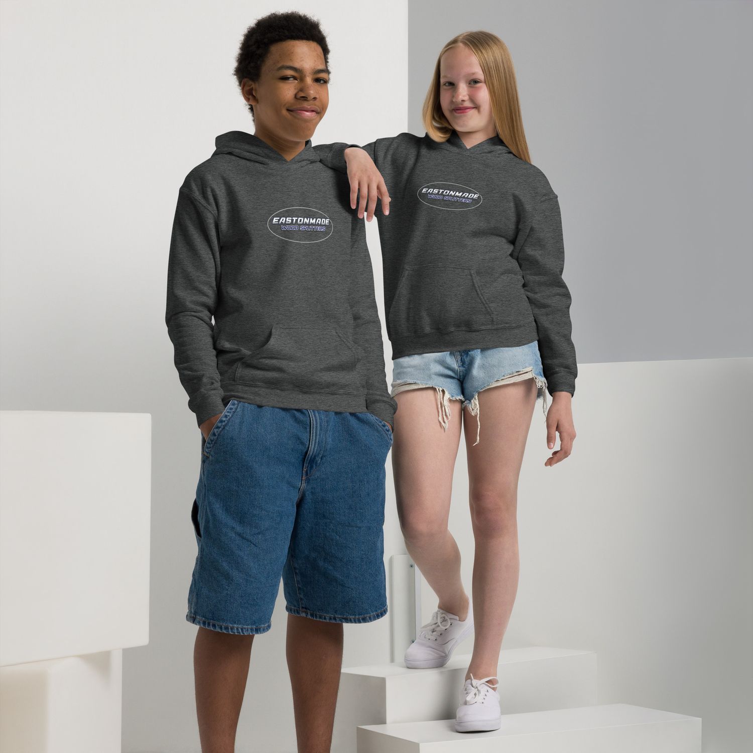 Youth  hoodie Shadow Logo