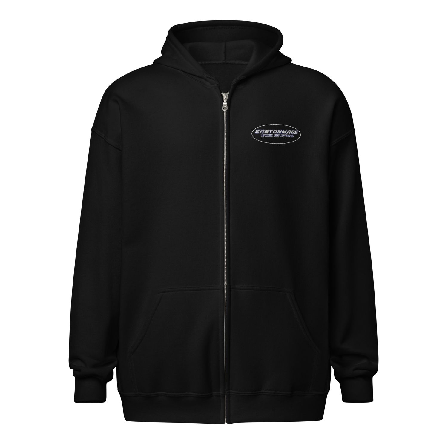 Eastonmade Unisex zip hoodie back- Fear