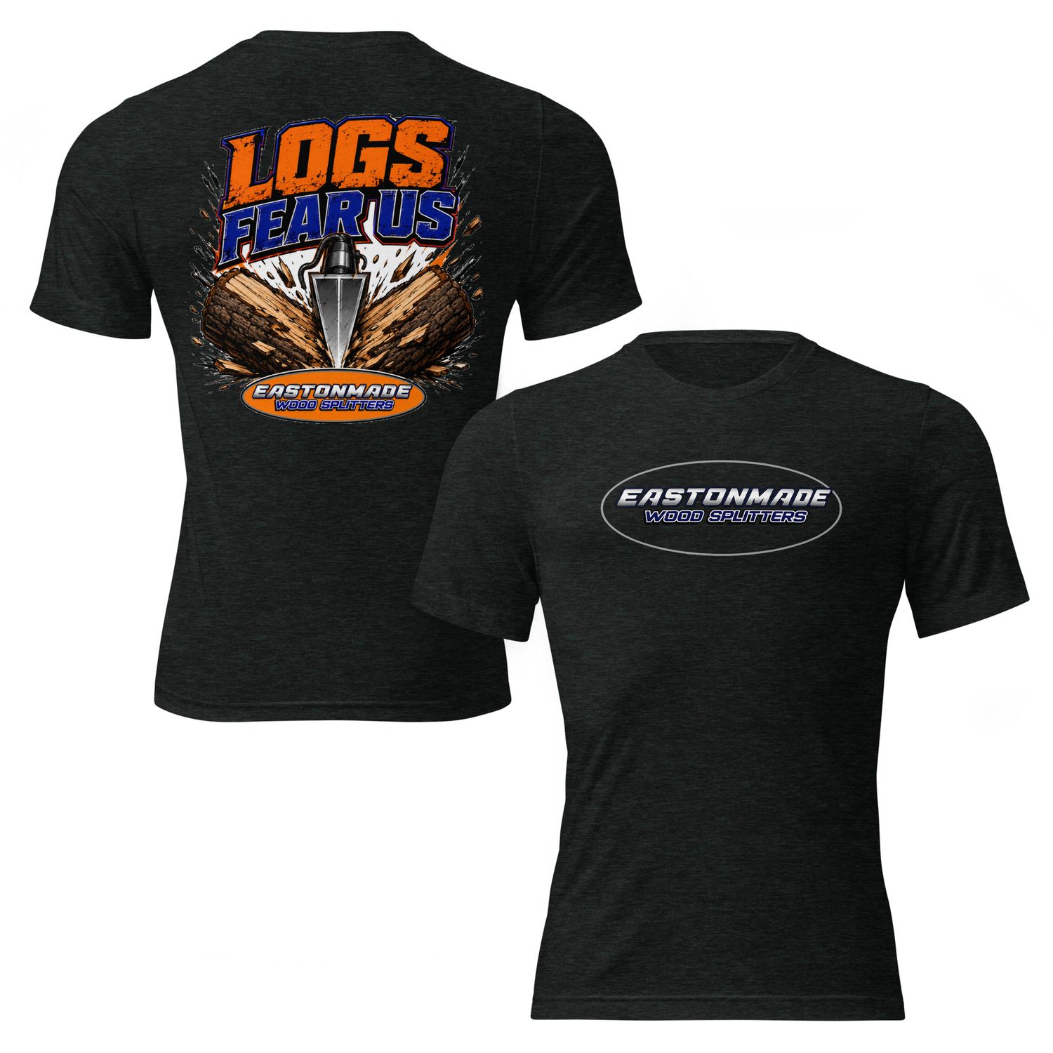 Eastonmade  t-shirt Shadow logo back -Logs