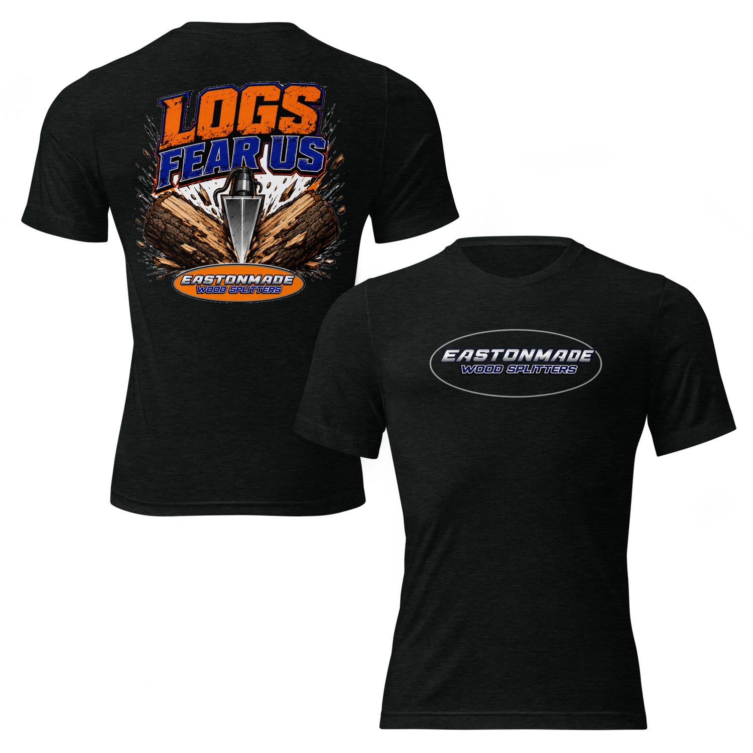 Eastonmade  t-shirt Shadow logo back -Logs
