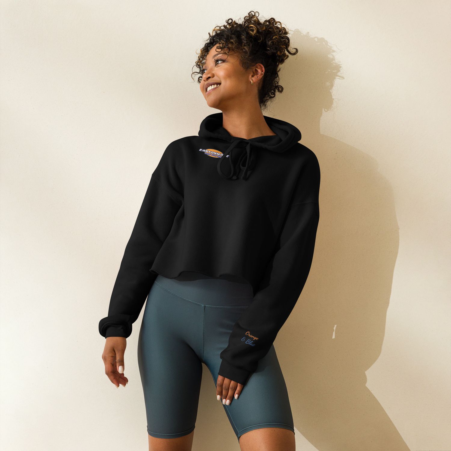 Eastonmade Crop Hoodie with Sleeve O/B 