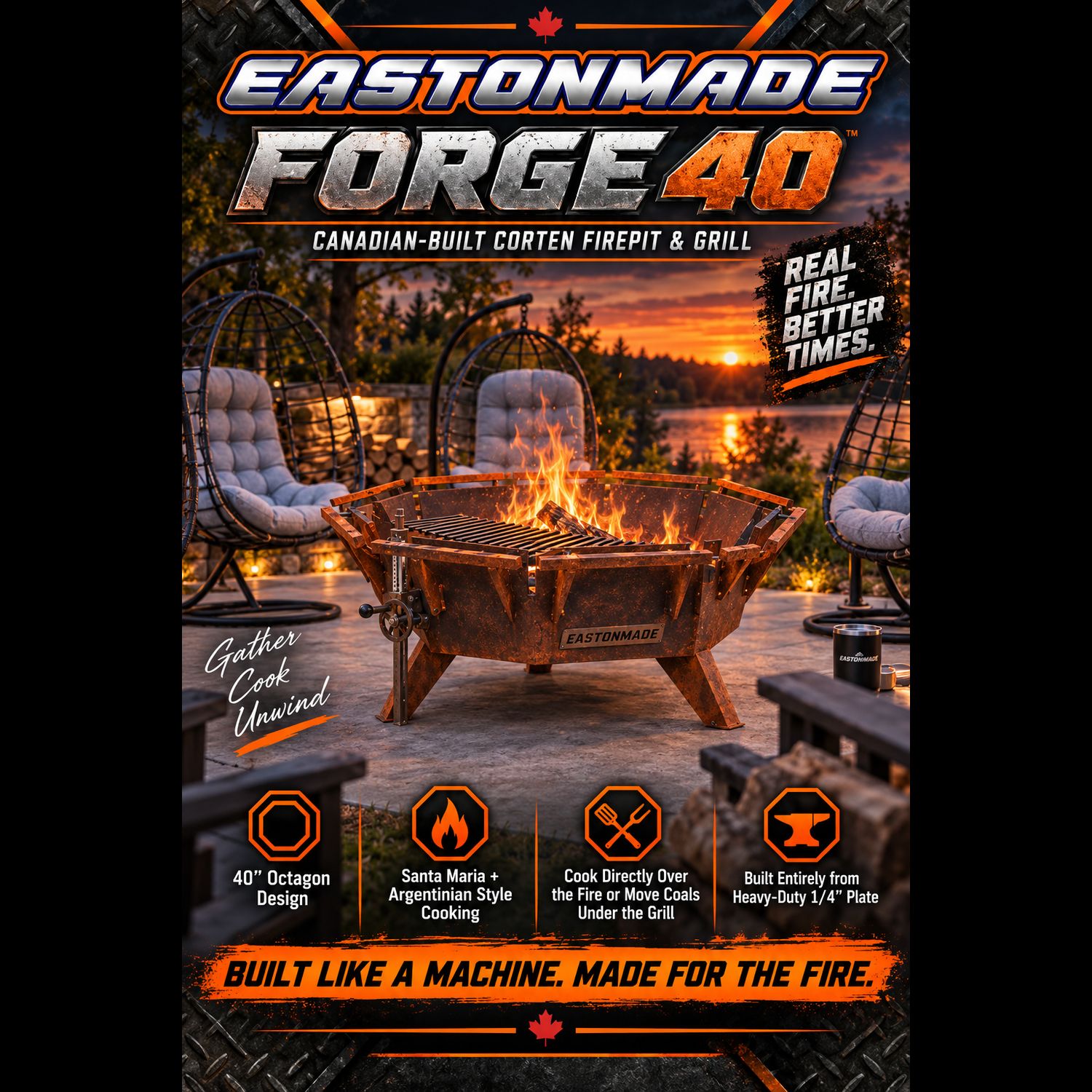 Eastonmade Forge 40 Firepit