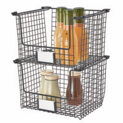 Stackable storage basket, CLASSICO - Large